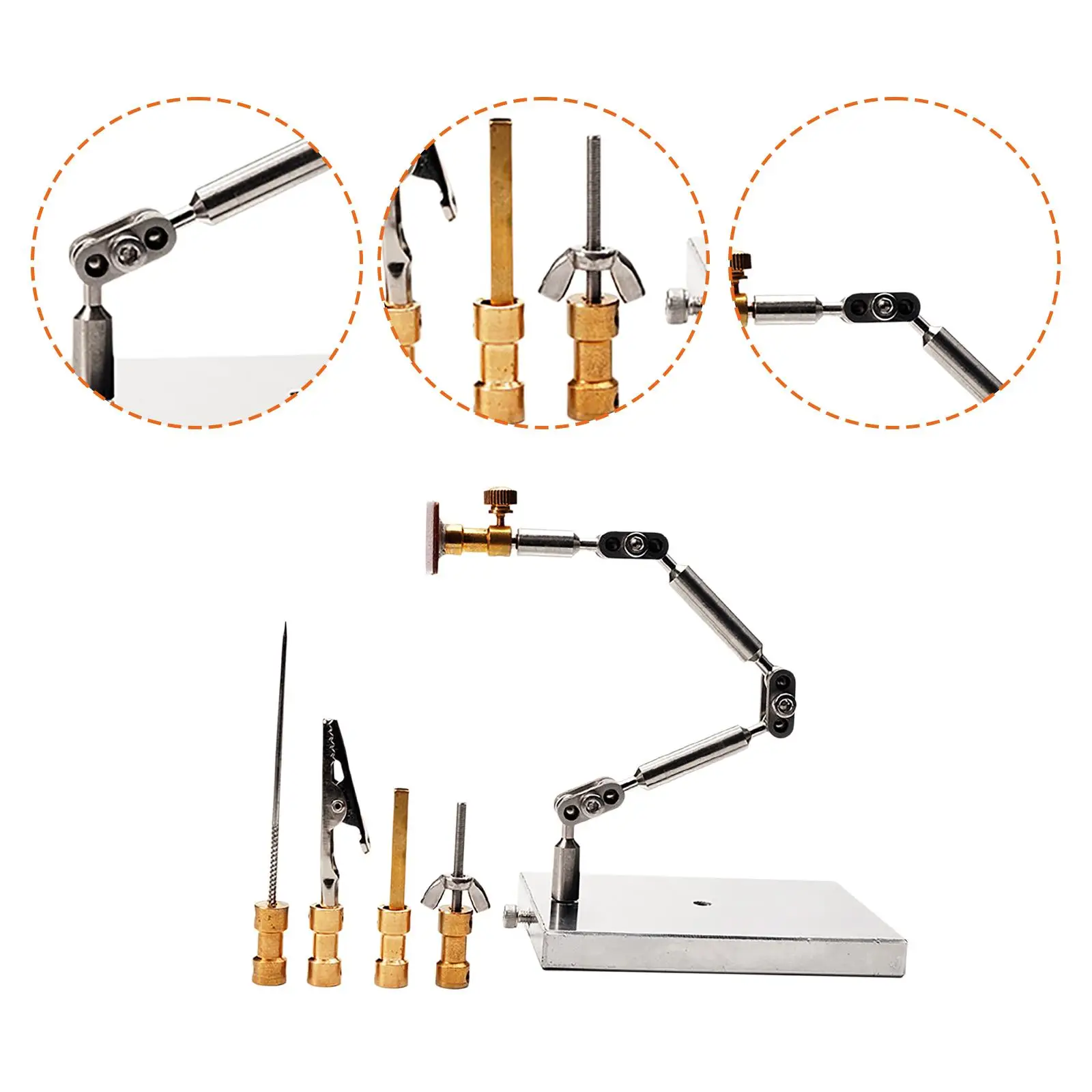 

Stop Motion Rig Home Decoration Anime Figure Display Stand Display Base Stainless Steel Rig Arm for Models Sponges Dolls Figures