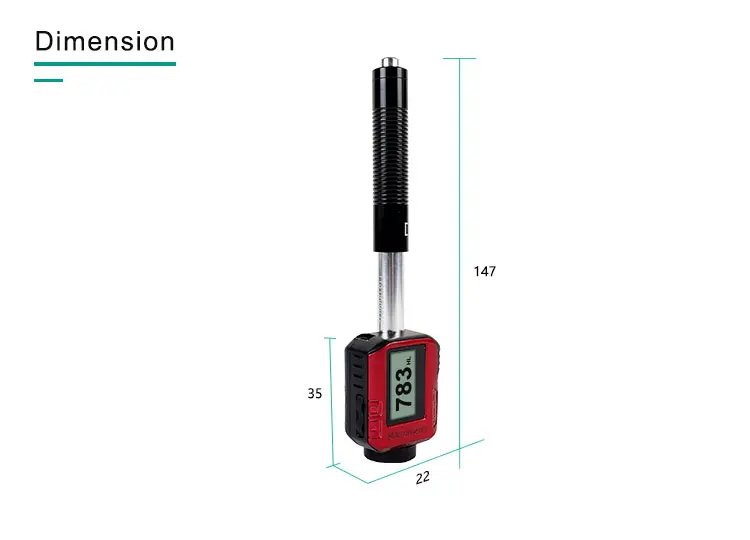 Durometer Metaalhardheidstester Detector Staal Gietijzeren mal Castings Ondersteuning Meerdere HRC HRB HL HV HB HS Standaard Hard