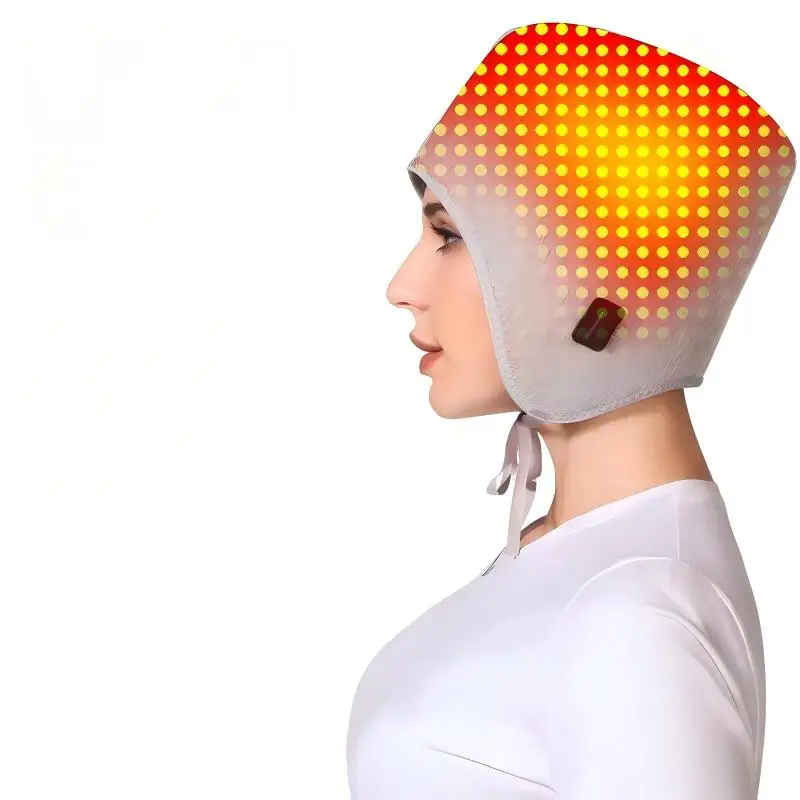 

Терапия красным светом, теплая компрессионная шапка с подогревом, повязка на голову для облегчения мигрени, ревматическая шапка для облегчения головной боли, сохраняющая тепло головы