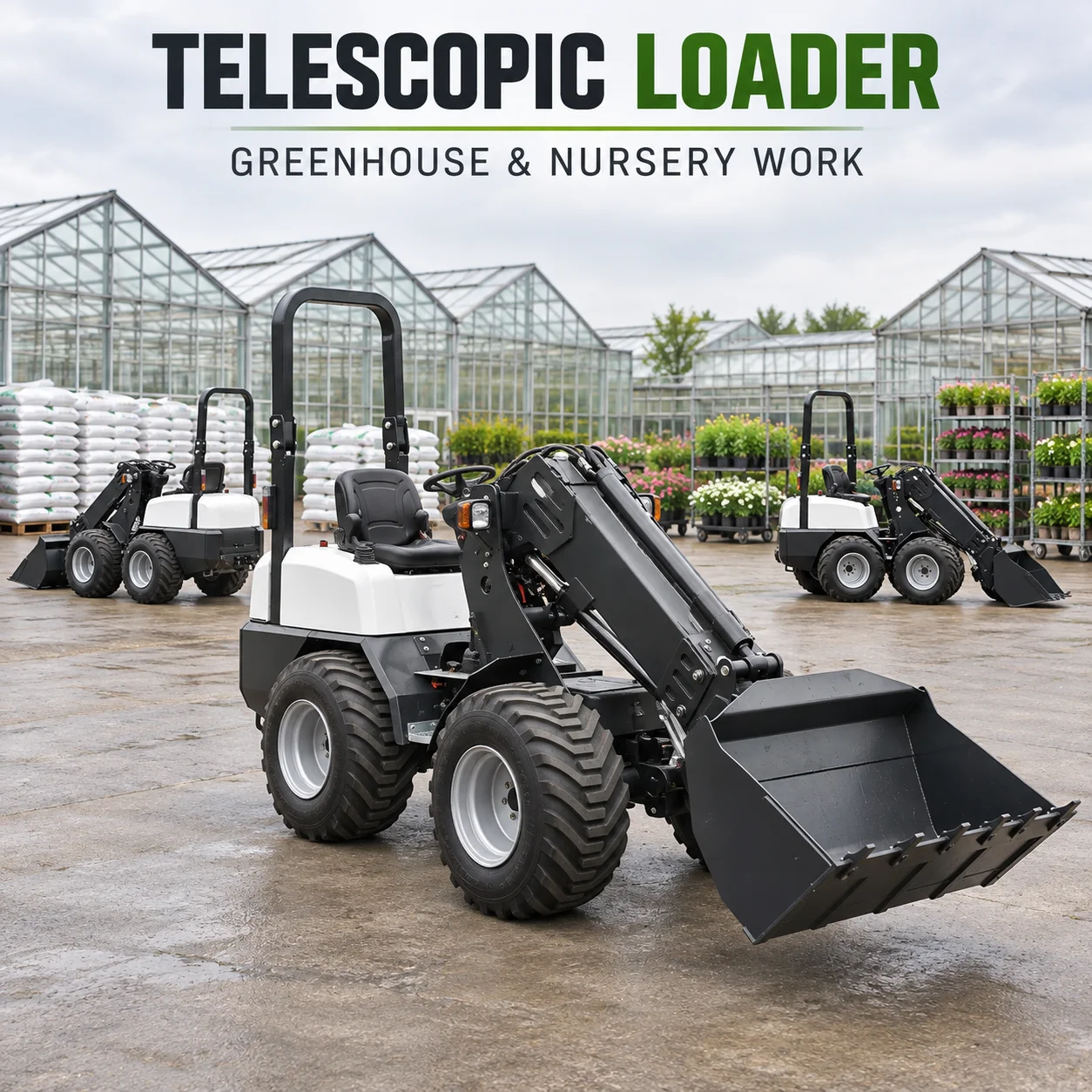 Versatile Compact Telescopic Loader Front Bucket Machine for Loading Digging Lifting and Carrying