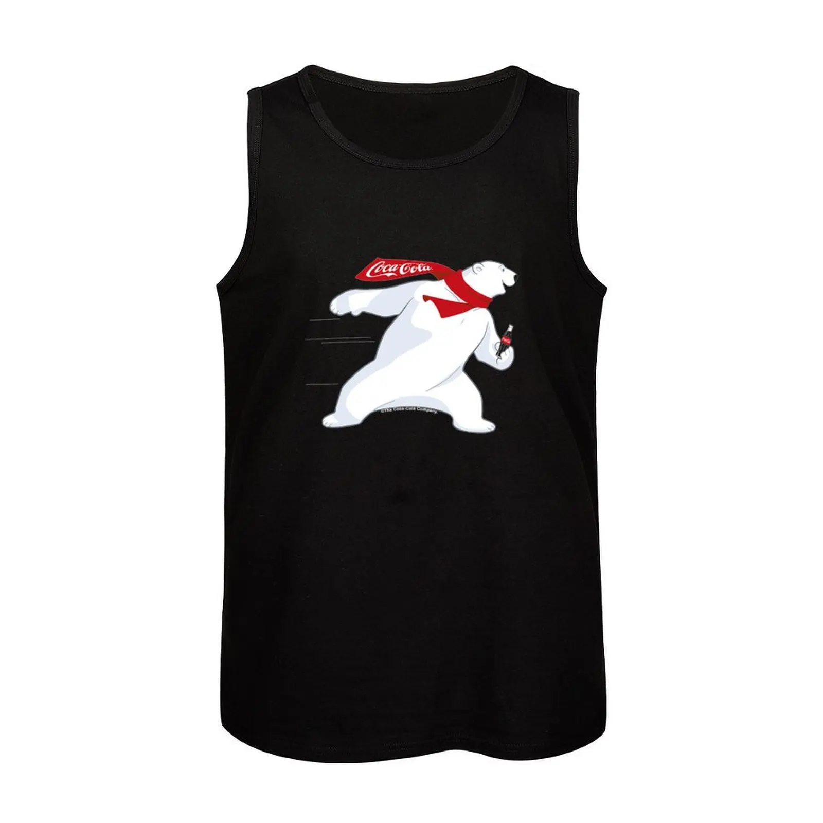 Cola Christmas Polar Bear Tank Top bodybuilding men gym shirts image 4