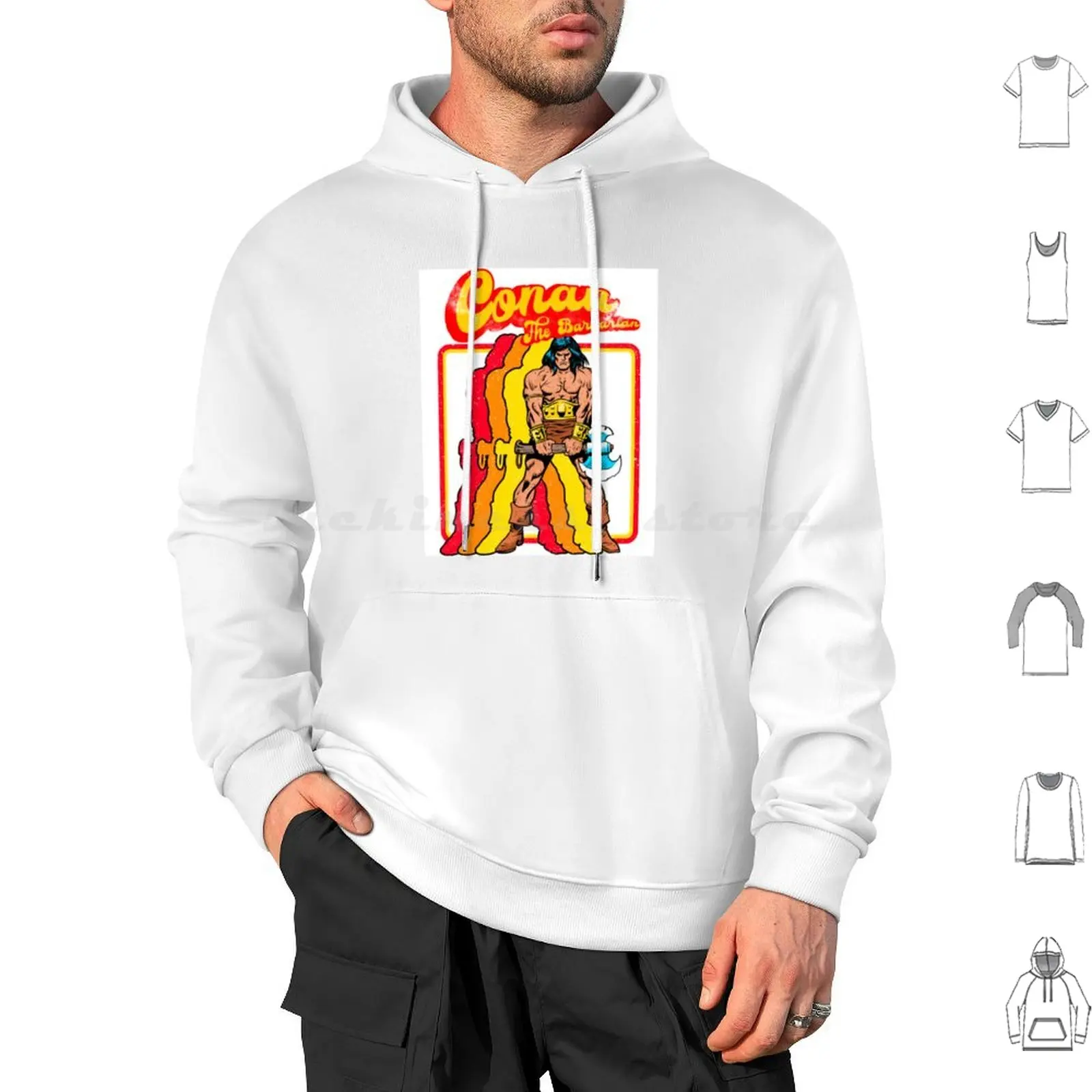 Conan T-Shirtretro Hoodies Long Sleeve Conan Hoodieretro