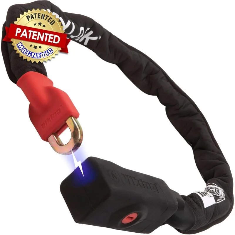 

Seatylock Велосипедный цепной замок Viking с ключом — Магнитный запатент, продается безопасный позолоченный — Прочная защита от кражи —