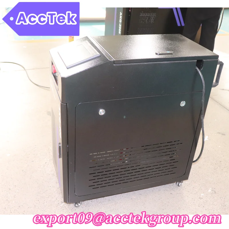 

2024 Newest Portable 100w 200w Fiber Laser Pulse Cleaning Machine Metal Rust Paint Removal Laser Cleaning 300W 500w Price