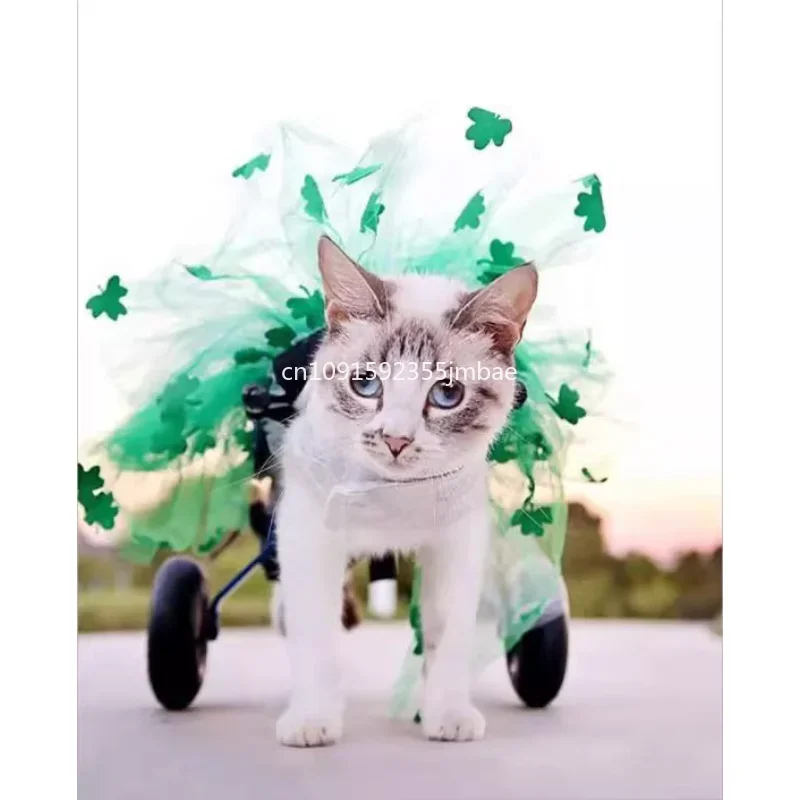 

Cat Wheelchair Hind Limbs Cat Hind Leg Paralysis Disability Rehabilitation Training In Stock in stock