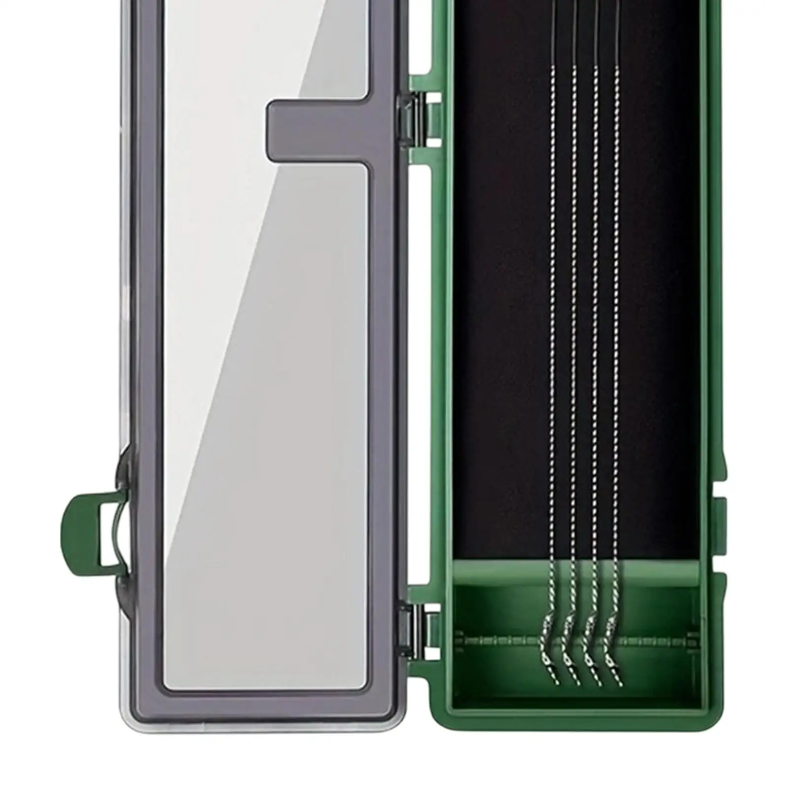 

Hair Rig Tackle Box Carp Fishing Lure Storage Organizer Double Lock Design for Outdoor Travel and Angling