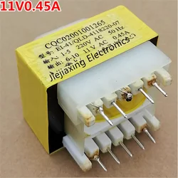 10 pièces 11V 0.45A 500mA chauffe-eau électrique carte d'alimentation principale transformateur QLD-41-050-110-1 Qiangmovies 9 broches EI-41 livraison gratuite