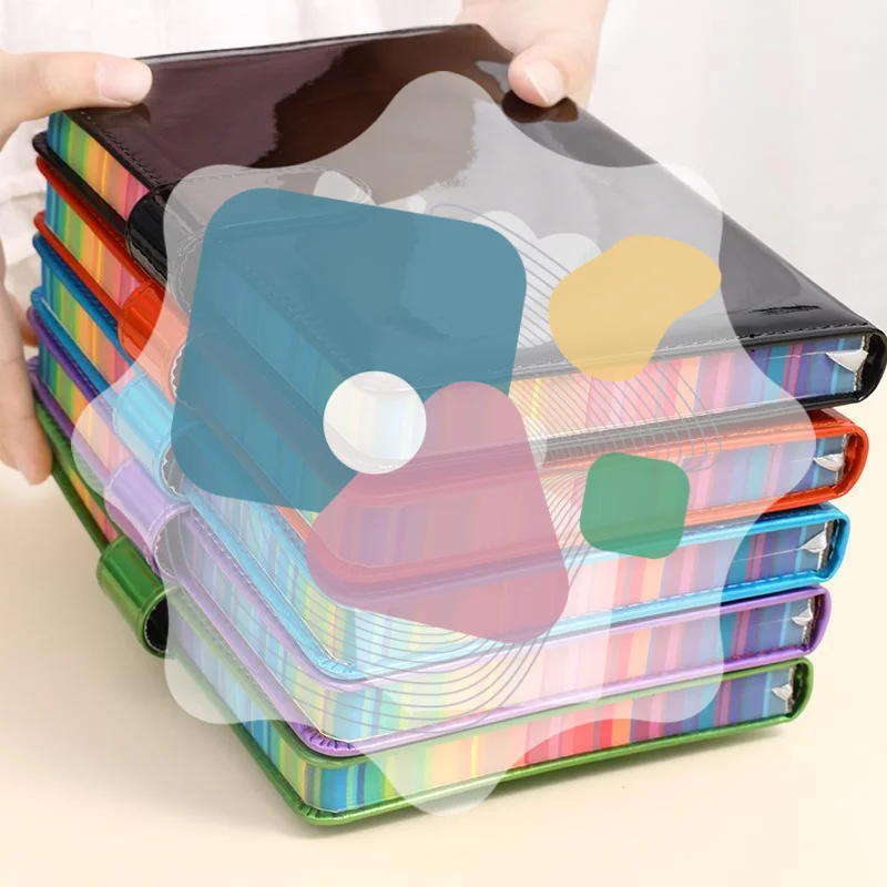 Laser Gradient Notebook 360 Page Multi Color Office Stationery Hot Selling School Student Hardcover High Quality Notebook