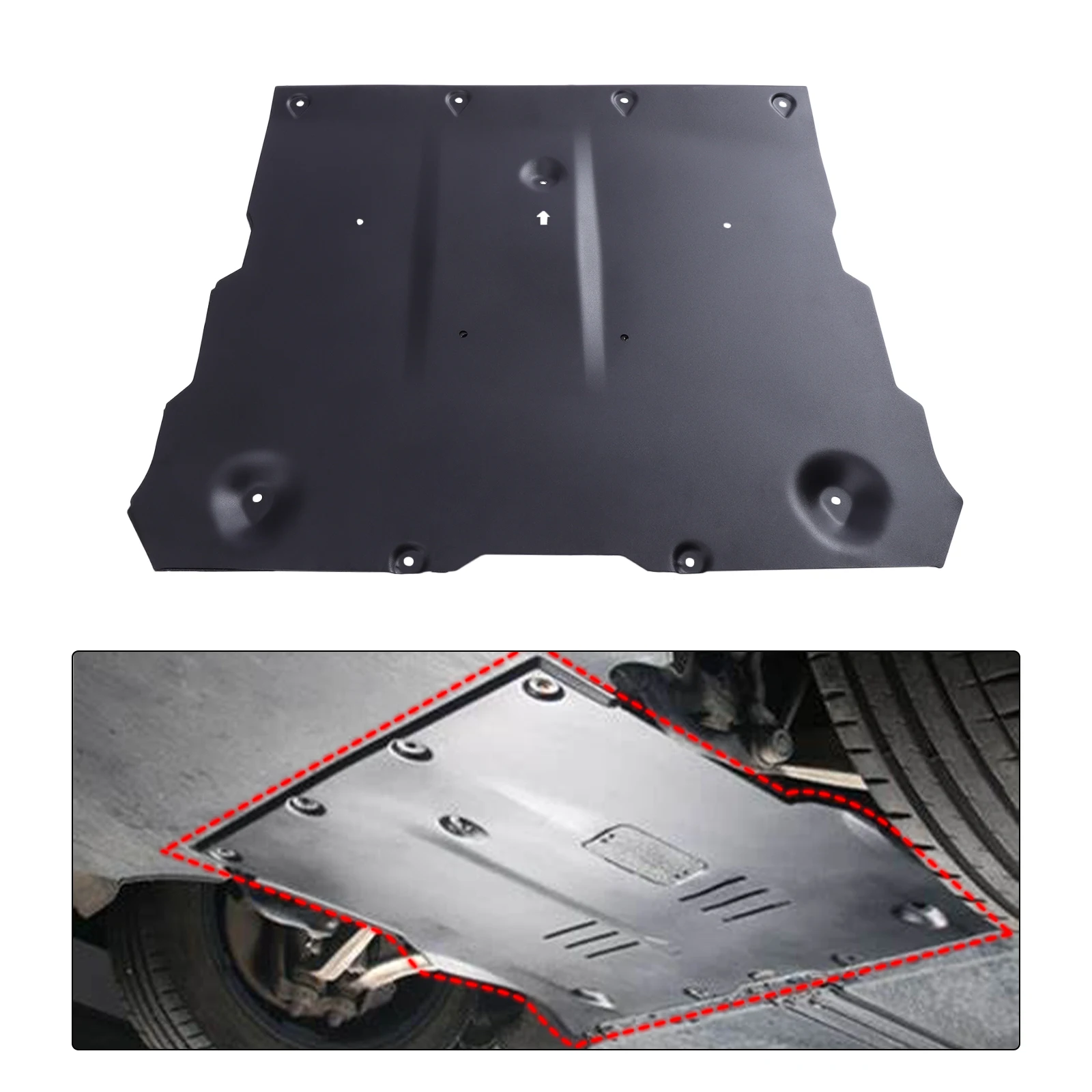 Front Skid Plate for 2021-2022 Tesla Model Y Under Engine Guard Cover