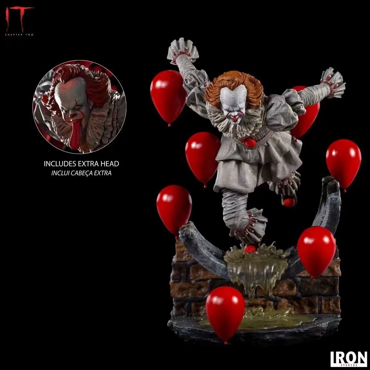 In Stock 21cm Stephen King'S It Figure Joker Action Figure Statue Collection Model Desk Decoration Dolls Toy Kids Birthday Gifts