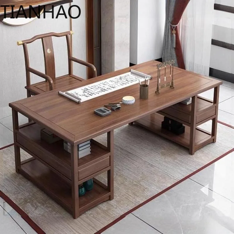 Work Executive Storage Office Desks Economic Gaming Cash Register Computer Study Wooden Bedroom Mesa De Trabajo Hotel Furniture