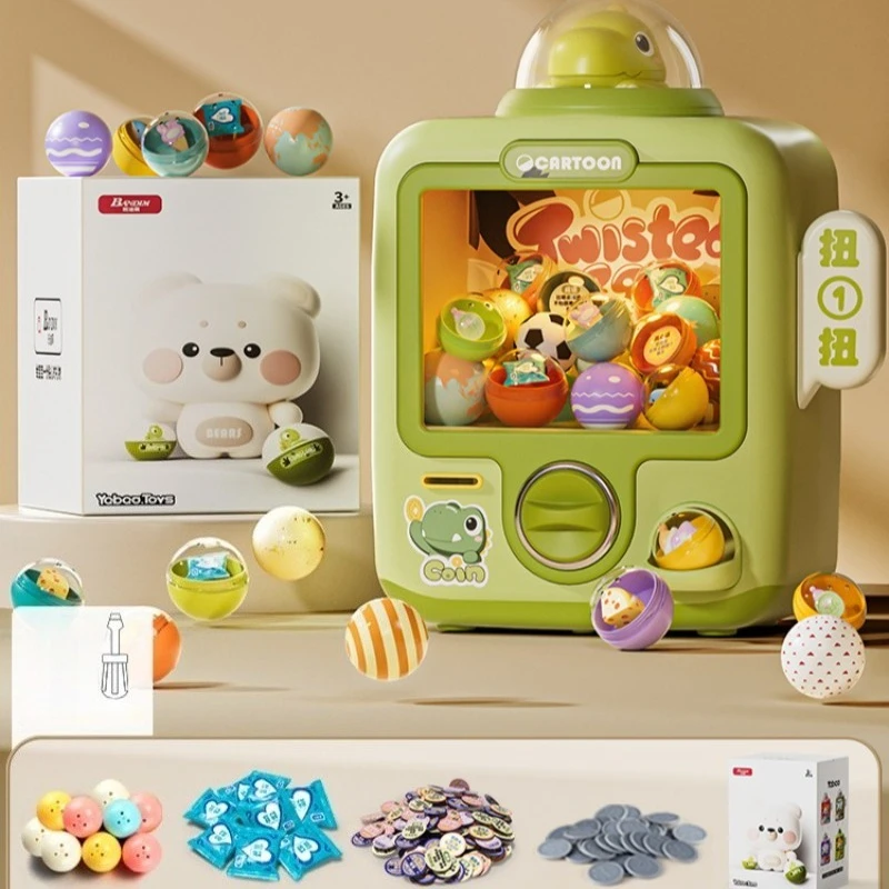 لعبة آلة مخلب صالة الألعاب الإلكترونية على شكل ديناصور، آلة مخلب بيع صغيرة للأطفال، ألعاب توزيع الجائزة للفتيات والأولاد هدية #6