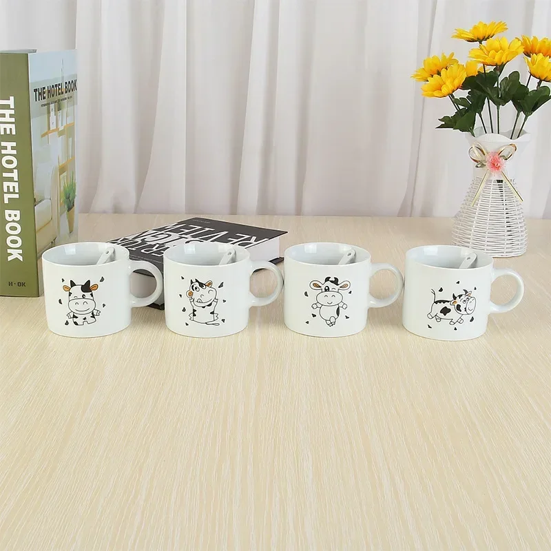 300Ml Cartoon Ceramic Milk Coffee Mug Mug Home Office Universal Daily Drinking Water Tea Cappuccino Mugs  Cups Cup