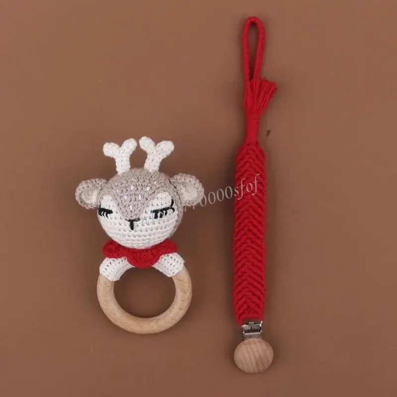 

Игрушка-прорезыватель + держатель для соски для младенцев, мультяшный душ, подарок для новорожденного J60B