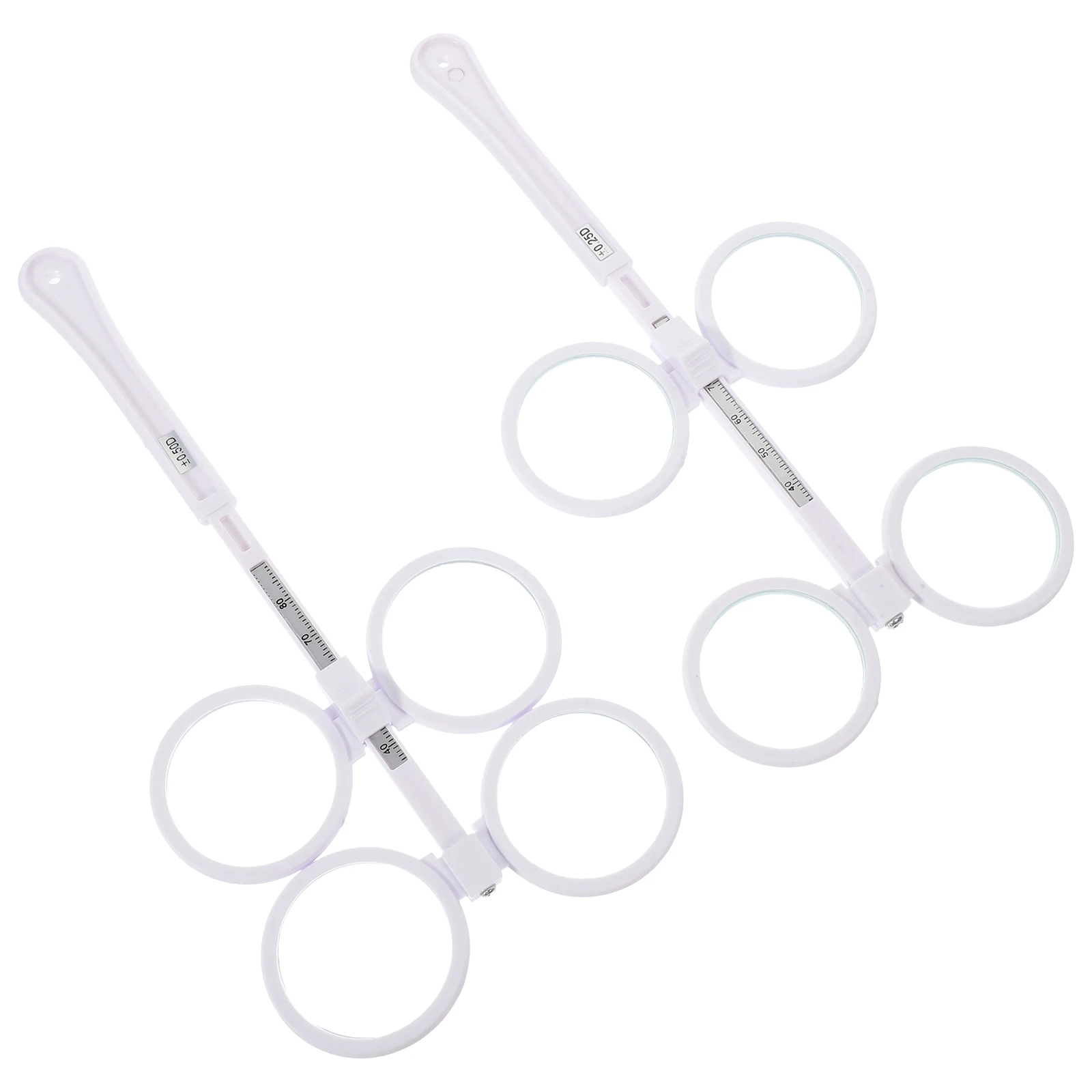 

2Pcs Optical Flipper Set Lightweight Easy Operate for Weak Training Optometry Accessories 0.25 Optometry Flippers
