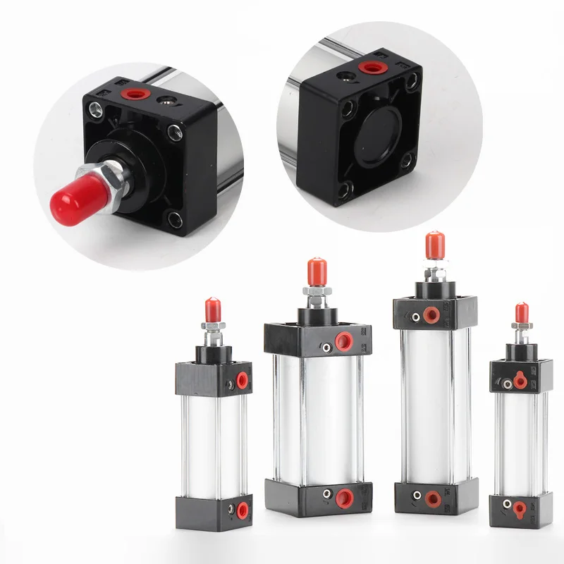 SC125X400-S SMCタイプ SCシリーズ ダブルシャフト デュアルロッドエアシリンダ 複動 マグネット付空気圧シリンダ