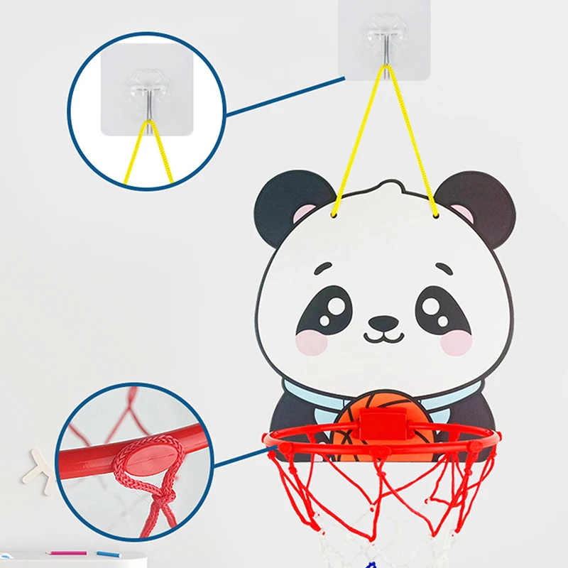 أطفال قابل للتعديل كرة السلة تقف الكرتون الحيوانات شكل سلة اطلاق النار داخلي في الهواء الطلق الرياضة مجلس لعبة ألعاب أطفال #4