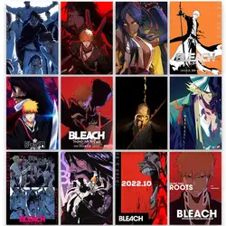 Japanese Anime Bleach ThousandYear Blood War Wall Art Poster  Coffee Boy Bedroom Decor Home Gift Prints Store Art Painting Wall