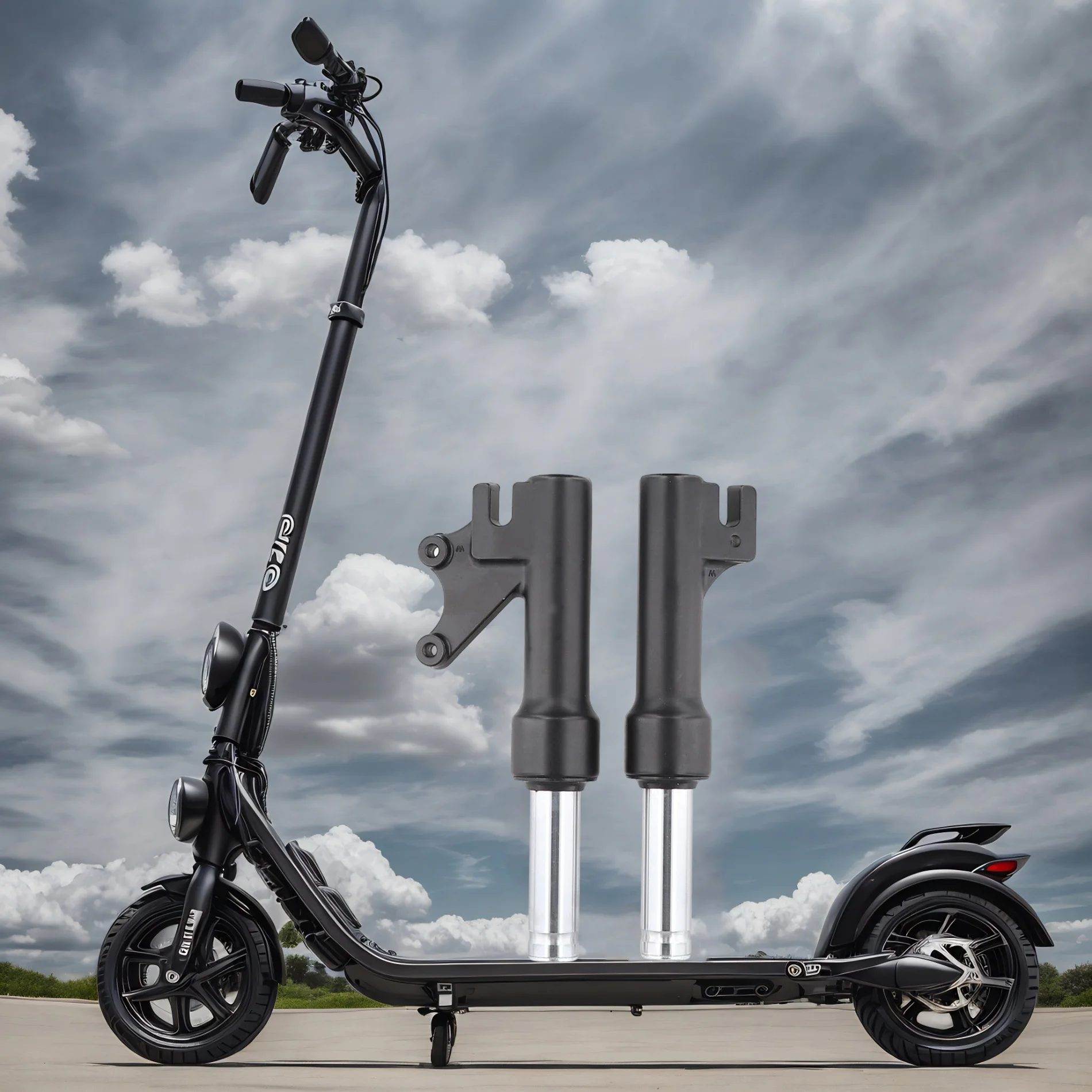 

Переднее колесо для электросамоката из алюминиевого сплава с гидравлическим двигателем CM, цветное, с функцией гидравлики