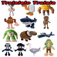 40style Tralalelo Tralala Plush Tungtungtung Italian Brainrot Al Tralalero Tralala Plush Doll Stuffed Soft Pillow Custom Toys