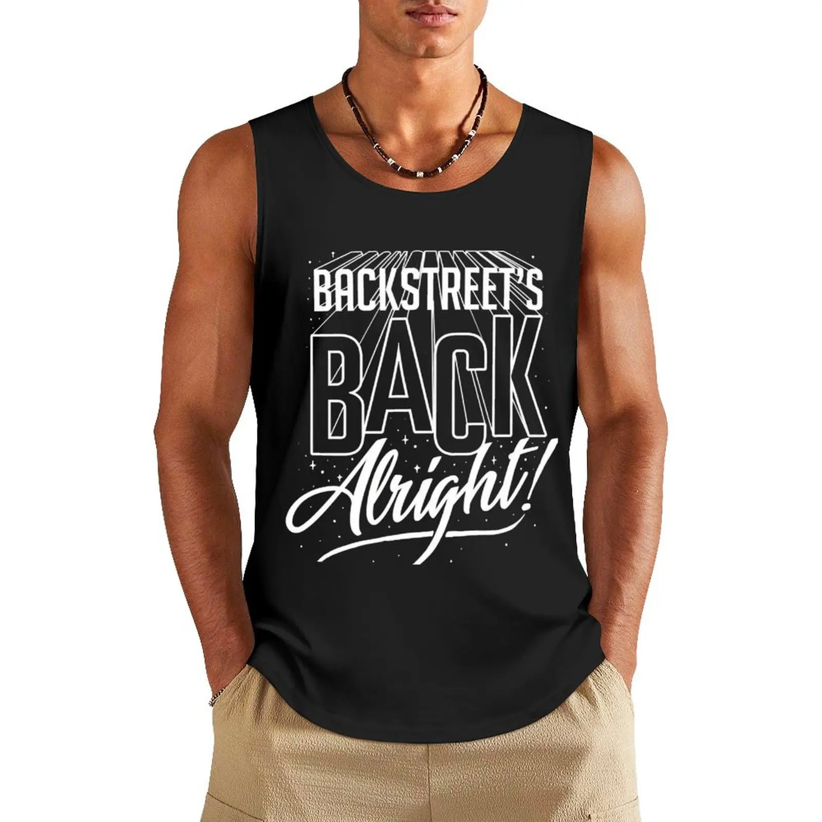 

Backstreet Boys – Backstreets Back Alright Cosmic Tank Top Sleeveless top T-shirt men