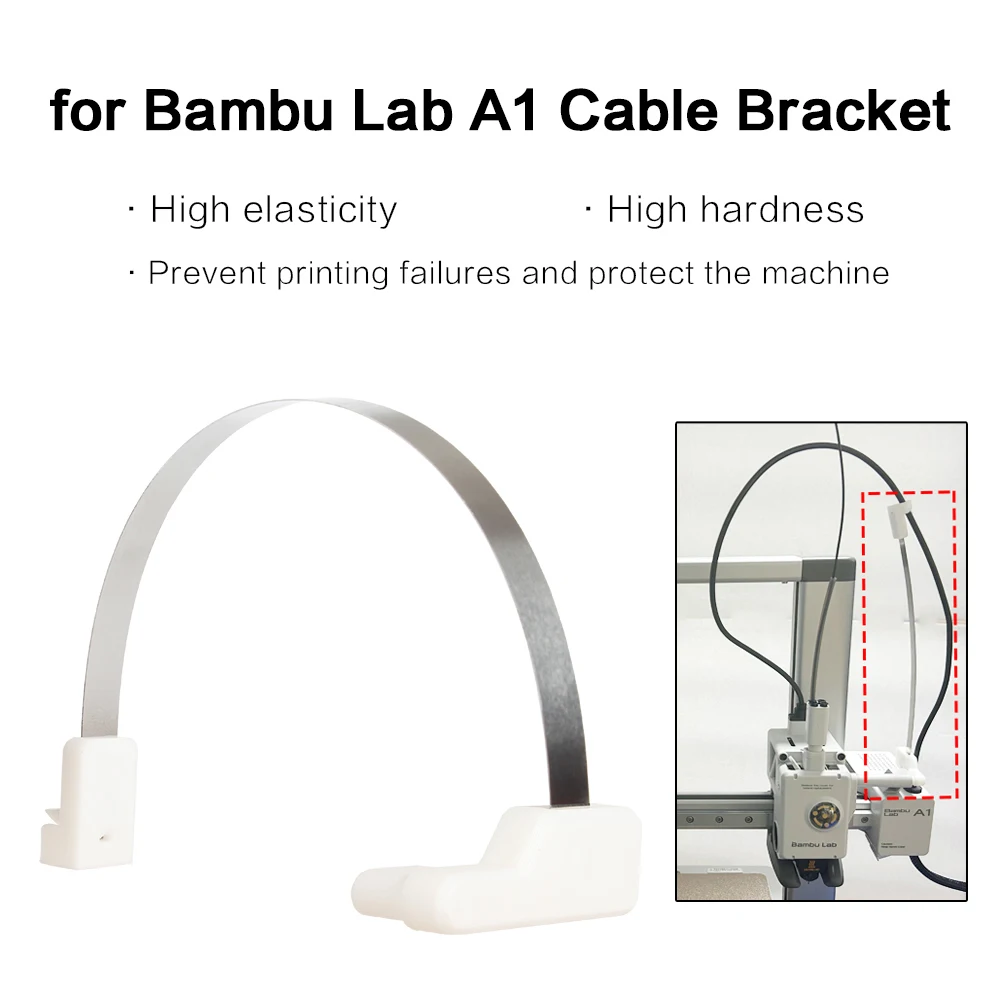 XCR3D for Bambu Lab A1 Upgrades Cable Management Chain Kit – Anti-Tangle Drag Chain for X/Y Axis Easy Install tools