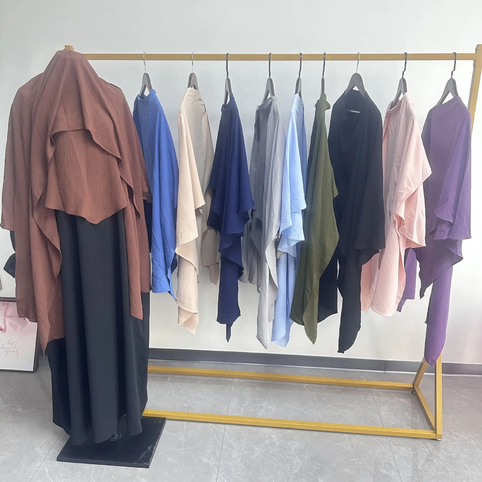 Jilbab Muslim Fashion bungkus kepala untuk wanita Abayas Khimar Jersey wanita syal kepala Islam Turban bungkus instan Ramadan