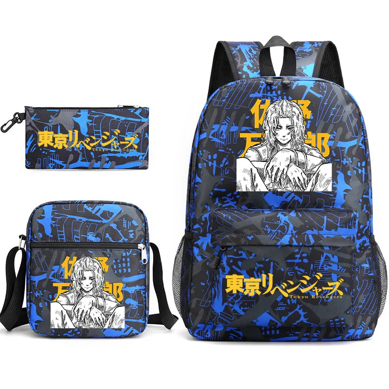 Bolsos de ocio de Los Vengadores de Tokio, bolsos para niños y niñas, mochilas ren, mochilas escolares para estudiantes adolescentes, bolsas con estampado de Anime, bolsas de viaje al aire libre