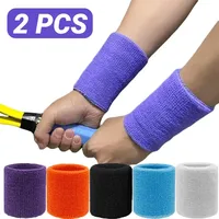8x10CM Sports Wristbands Tennis Sweat Bands Towel Cuff Wrist Guard for Basketball Volleyball Tennis Fitness Sweatbands Wrap Gym