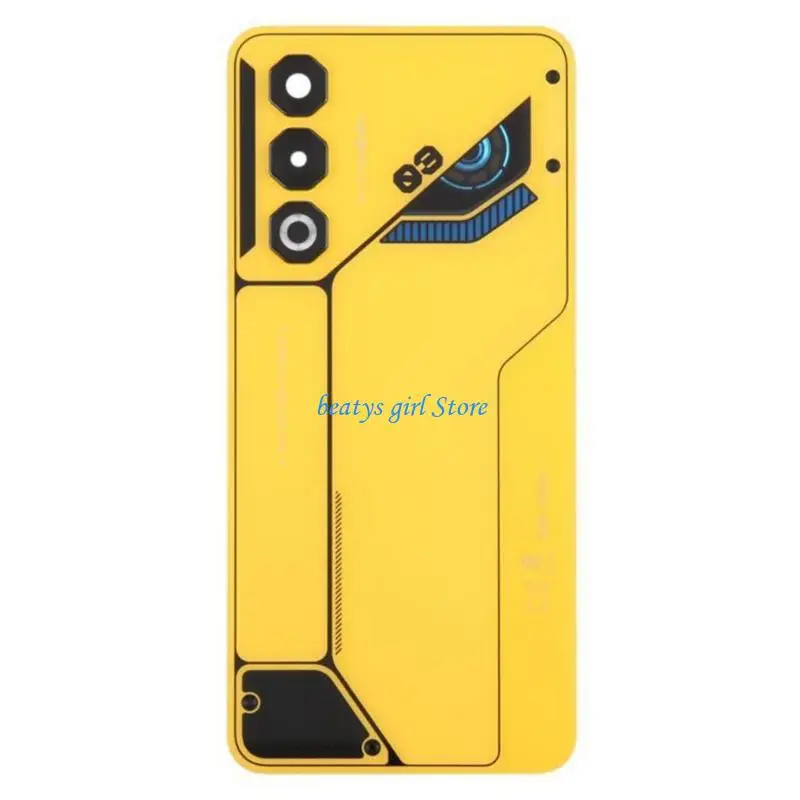 C7AB Shockproof Stylish Tempered Glass Replacement Back Cover Housing Features Anti Dust Camera Lens Protector For Smartphone