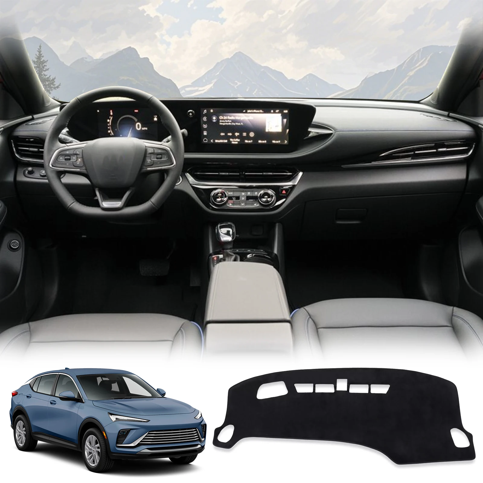 

for Buick Envista 2024 2025 Car Dashboard Mat Sunshade Protective Carpet Dash Mat Dashmat Accessories
