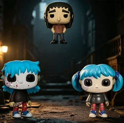 Funko Sally Face Sal Fidher 876 POP Sally Face 472 Vinyl Dolls Figure Pop Model Toys for Room Car Decoration Children Gift