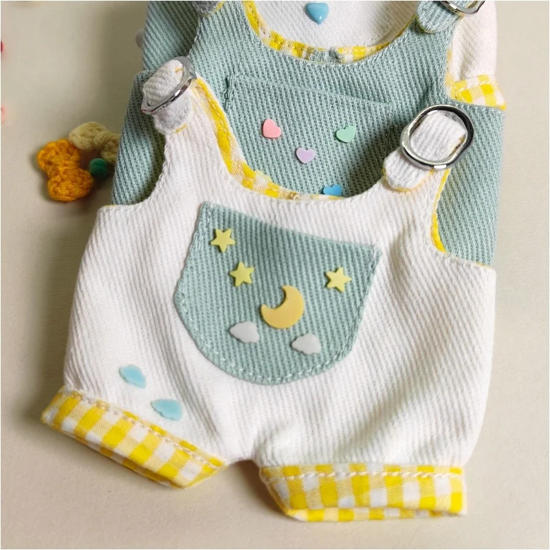 New Original 15cm Cotton Doll Clothing 17cm Labubu Only Clothes Dolls Replaceable Toys Kawaii Little Cloths Ornament Toys Gifts