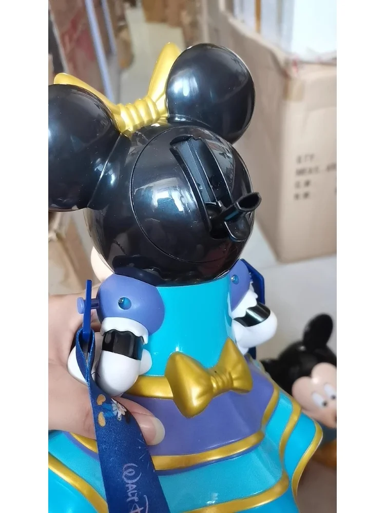 Disney 50° anniversario souvenir - Secchio per popcorn di Topolino da 30 cm Tazza per bevande fredde di Minnie e ornamenti in PVC Regali di compleanno per bambini