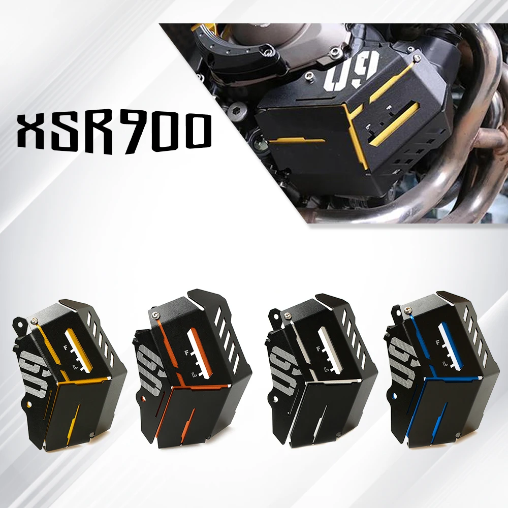 

For YAMAHA XSR900 XSR 900 2016 - 2024 2023 2022 2021 2020 2019 Radiator Water Cooling Tank Reservoir Bezel Side Protector Cover