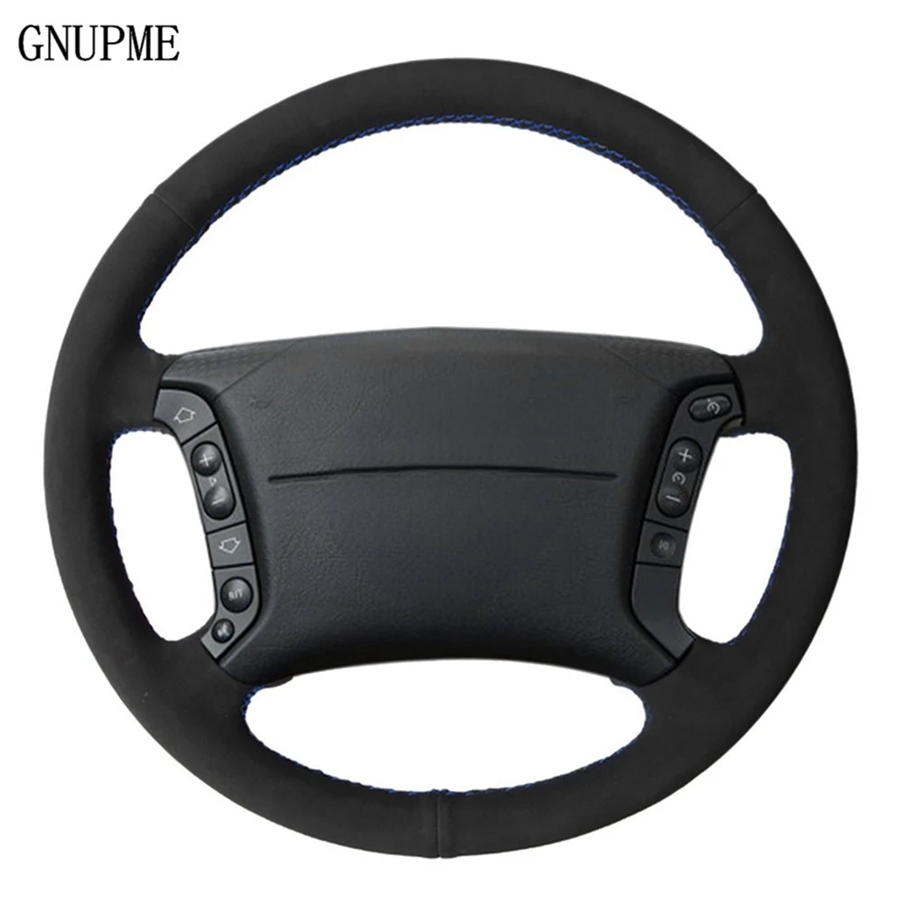 

Car Steering Wheel Cover DIY Hand-stitched Black Suede For MW E36 1995-1997 E46 1998-2004 X3 E83 X5 E53 E38 1994-2001 E31 1996