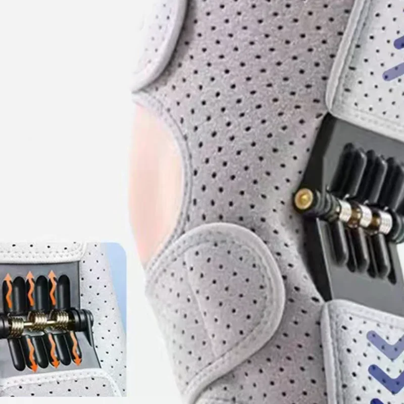 

Мощные пружины отскока, коленное вспомогательное устройство, нескользящий дышащий усилитель колена, регулируемый пружинный стабилизатор, поддержка суставов