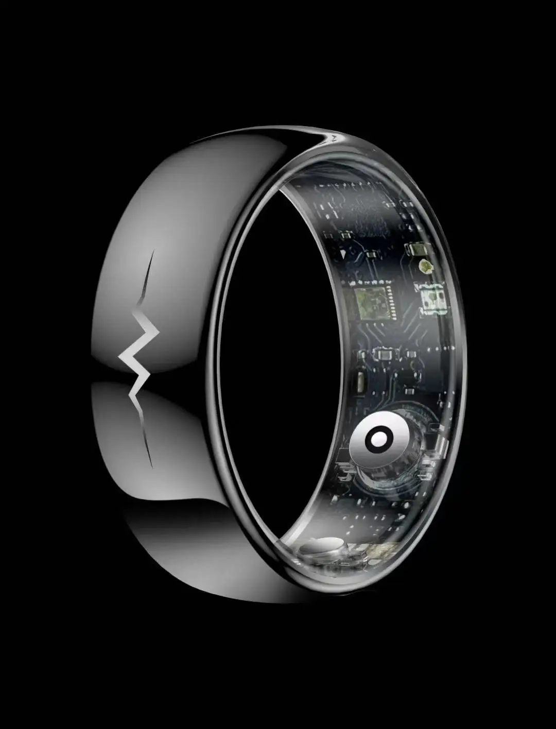 Smart Ring HR1520 Blood Oxygen Step Fitness Wearable Different Size Ring 24 Hours Health Monitor on Finger