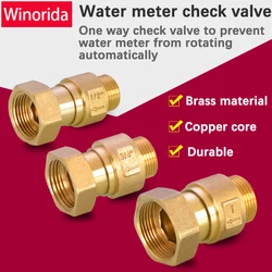 Water Meter Check Valve Vertical Household Anti-backflow 1 ⁄ 2