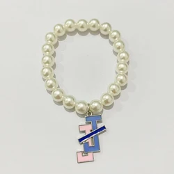 Jack and Jill sisters Party Greek Letter Pendant Bracelet
