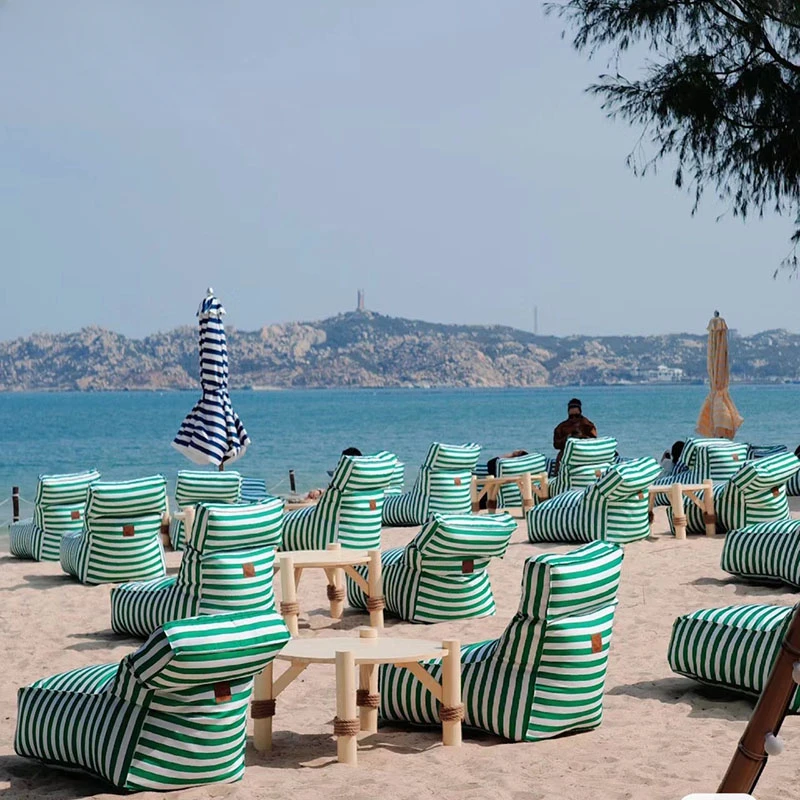 Outdoor seaside beach lazy bean bag sofa leisure