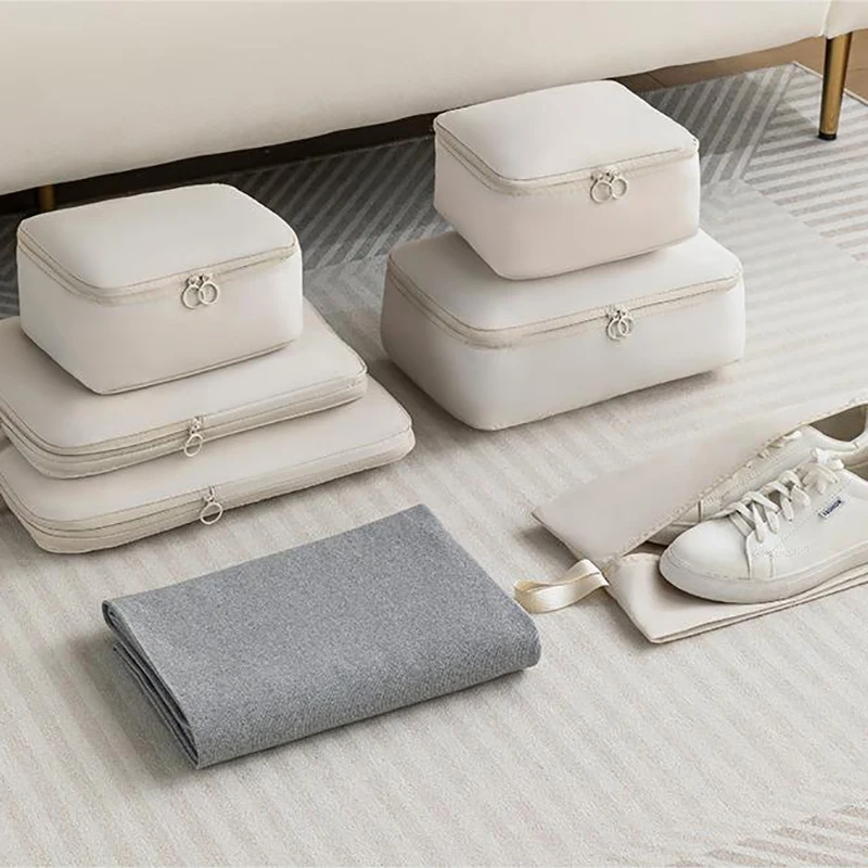 Compressed Packing Cubes Travel Bags For Shoes Socks Underwear Bras Make-up Storge Bags Portable Organizer Travel Supplies