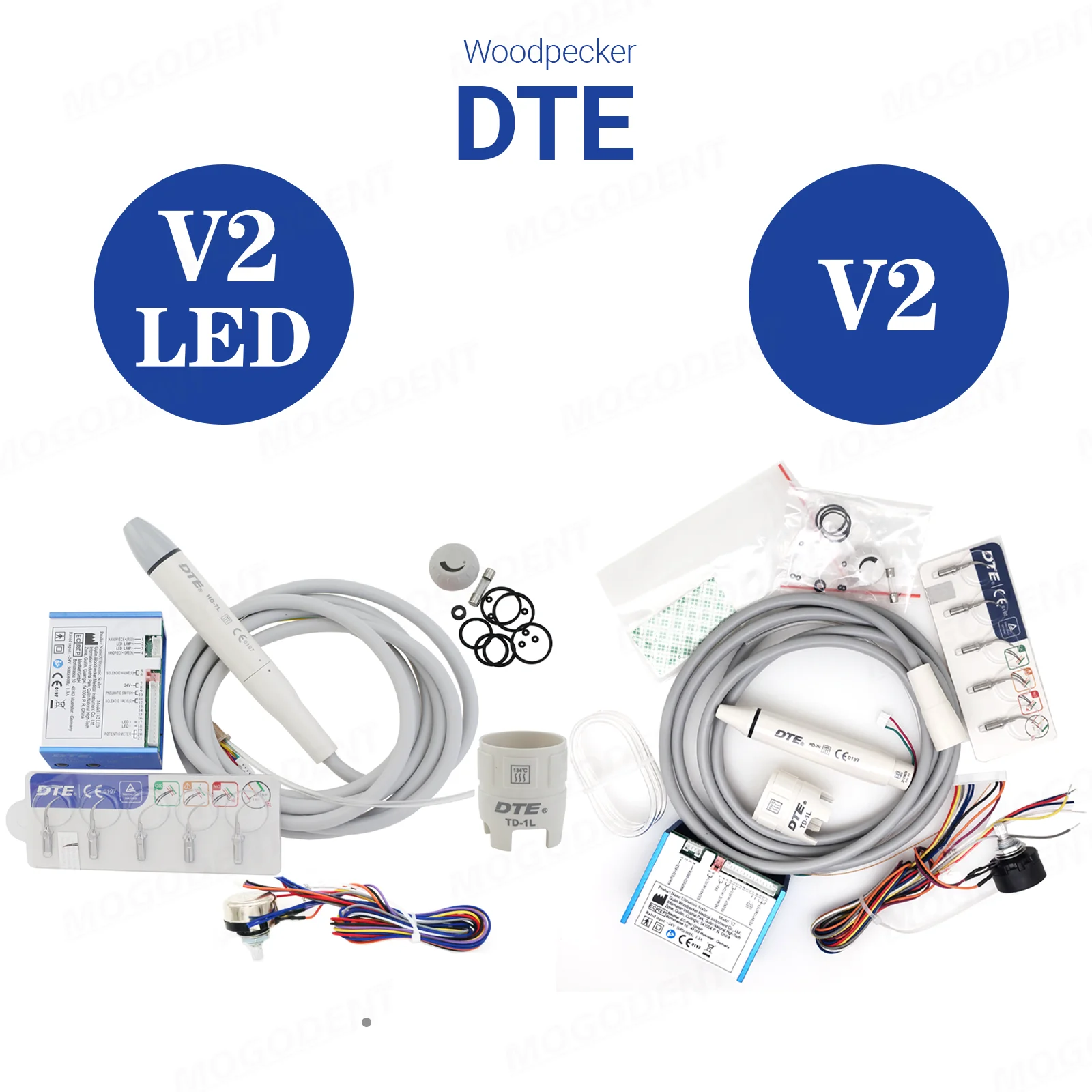 

Встроенный ультразвуковой скалер Woodpecker DTE V2/V2 LED HD-7L HD-7H Наконечник скалера подходит для инструментов для чистки зубов NSK SATELEC