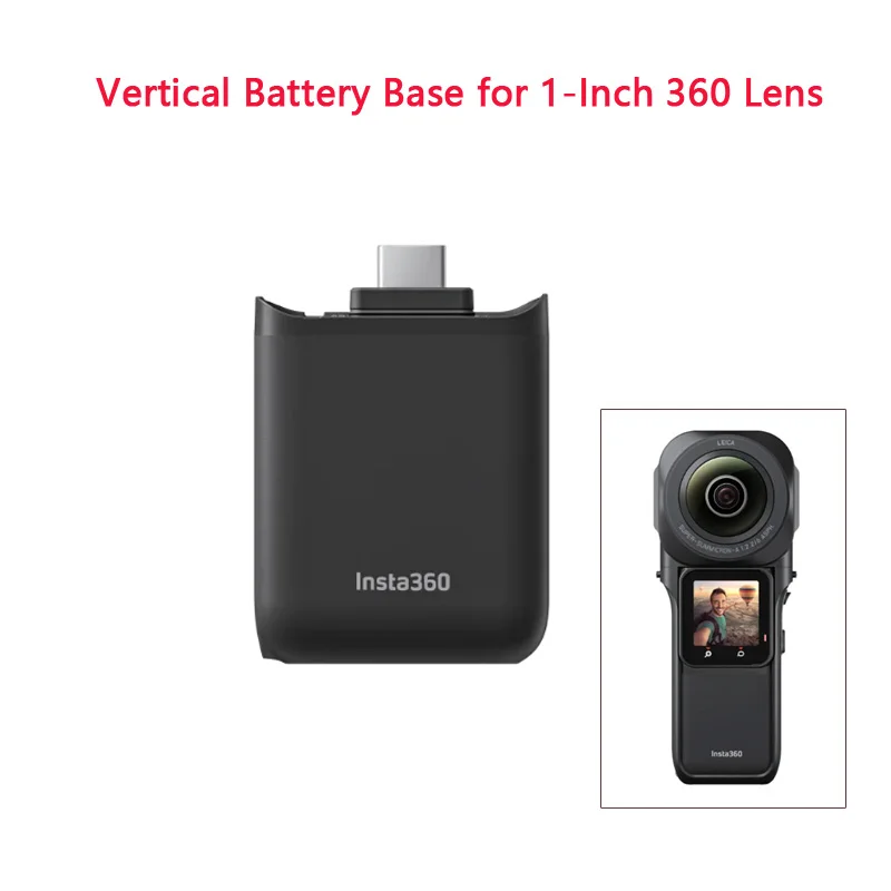 オリジナル Insta360 ONE R RS 垂直バッテリーベース/取付ブラケットケース Insta360 1 インチ 360 エディションレンズアクセサリー
