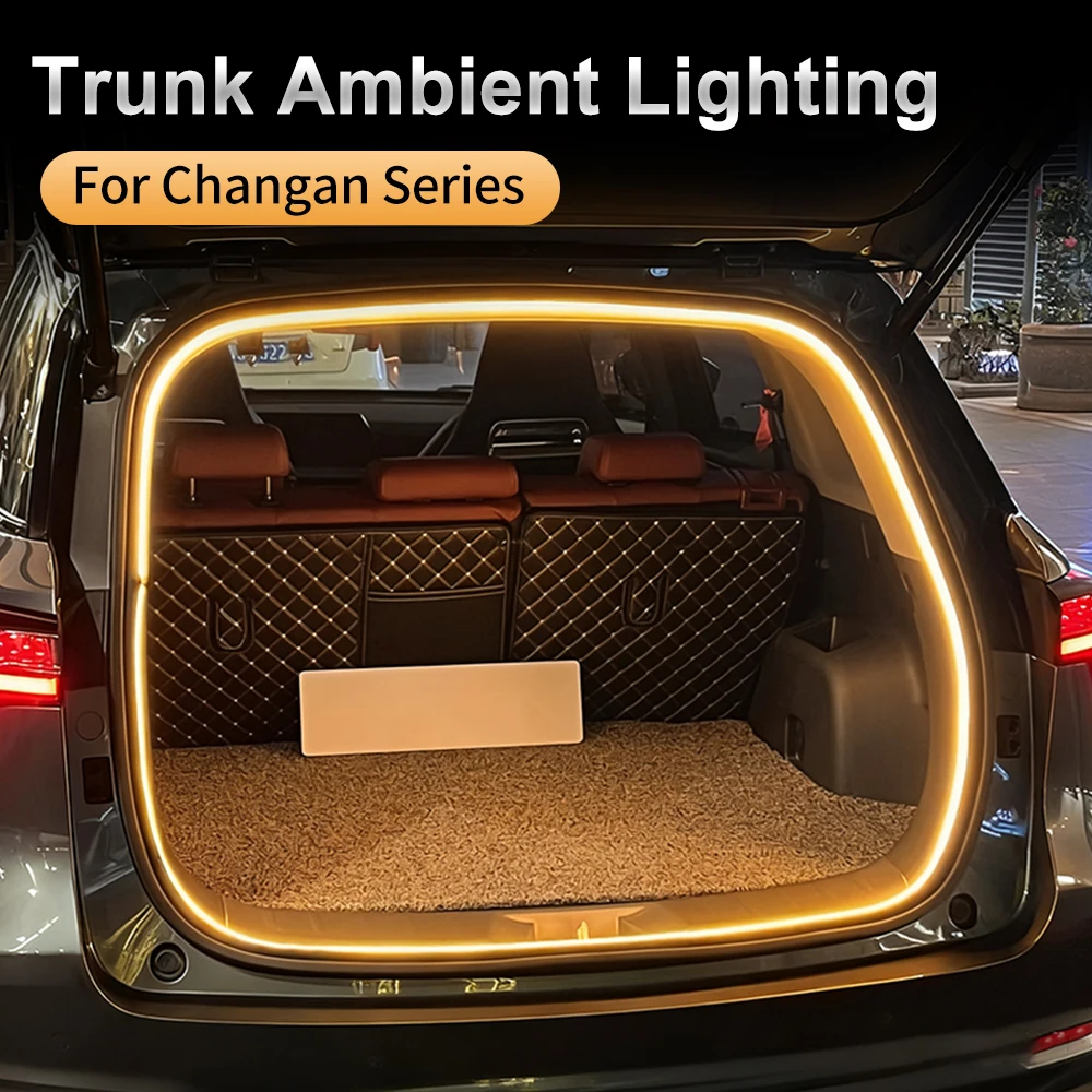 For Changan CS75 PLUS UNI V UNI T UNI K Deepal SL03 Oshan Z6 LED Dynamic Rear Trunk Light Stream Cargo Auto Interior Accessories