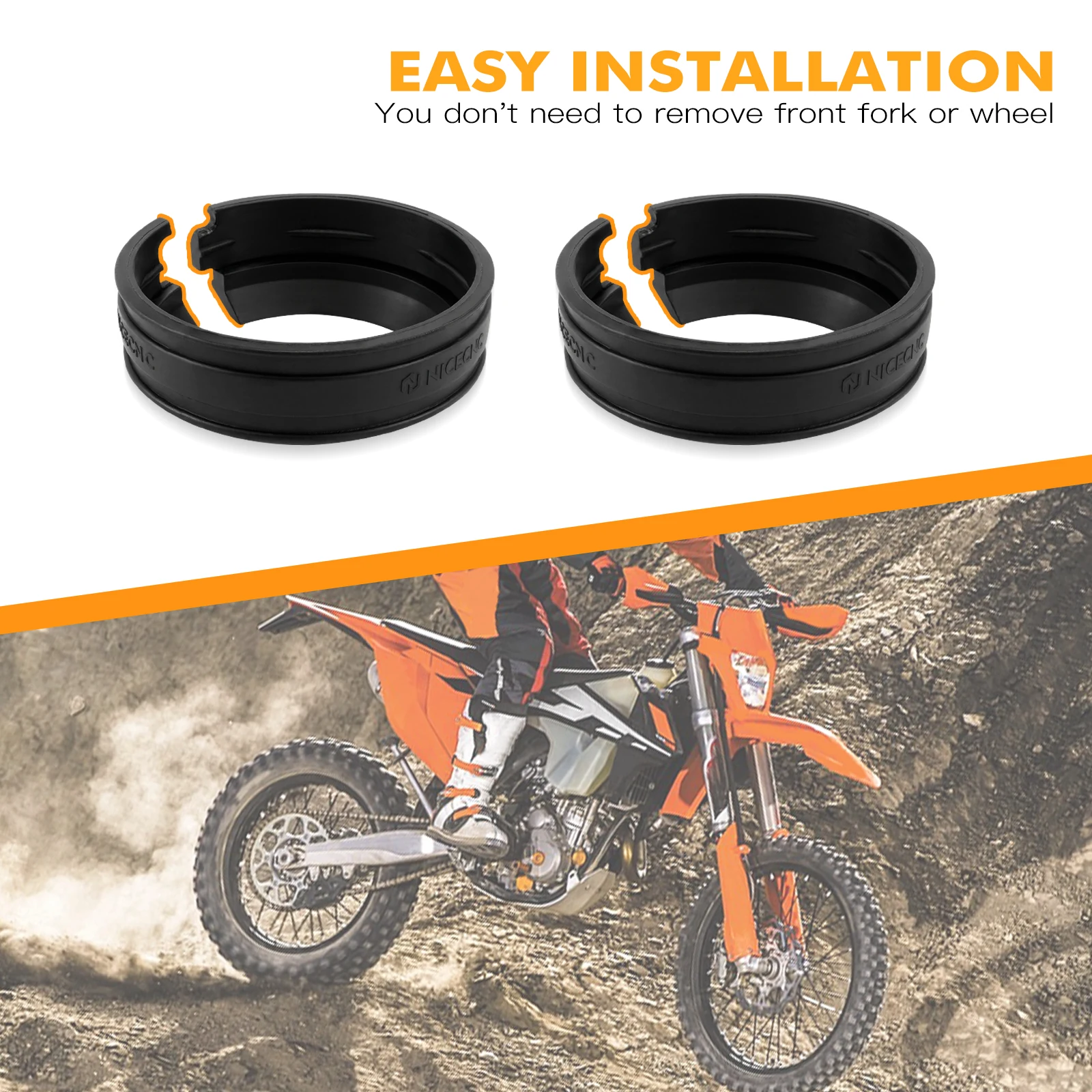 Voor 2004-2024 KTM 690 Enduro R SMC R Motorfiets Voorvork Modder Schraper Kit 950 990 1190 1290 Adventure Super Adventure R S T