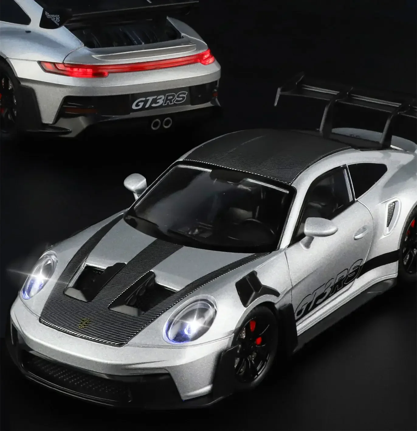 1:24 911 GT3 RS Alloy Track Racing Car Model Diecasts Metal Performance Sports Car Vehicles Model High Simulation Collection