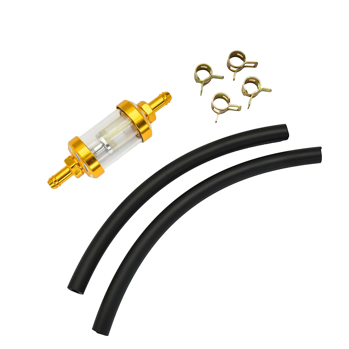 Universal Motorcycle Fuel Filter 8mm Engine Inline Carb CNC Fuel Gas Filter Motor Oil Filters Off Road ATV Accessories