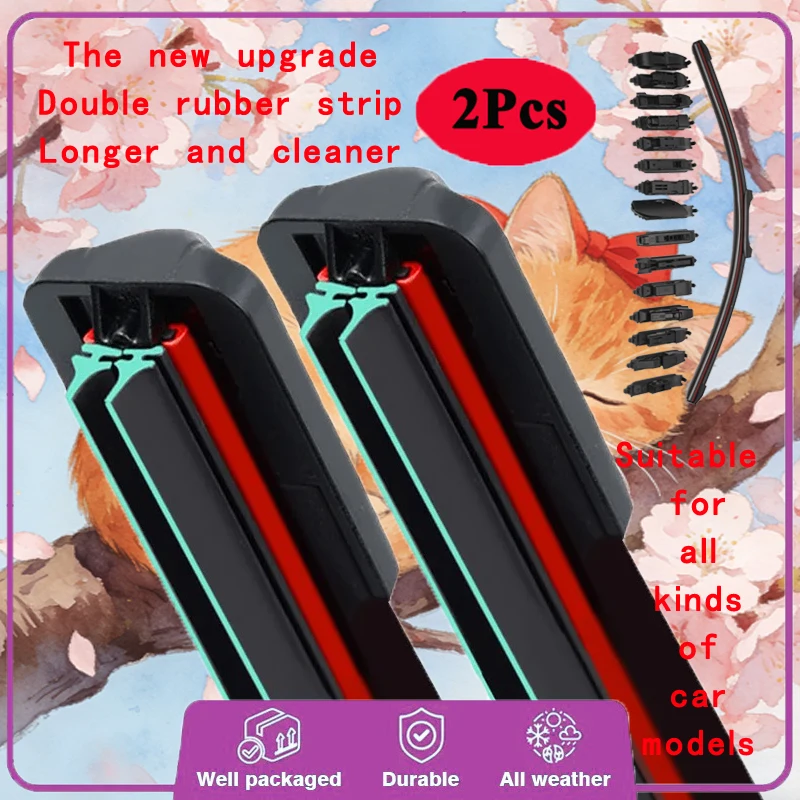 For MG 3 4 5 6 7 2009-2024 MG3 MG4 MG5 MG6 MG7 Mulan Car Windshield Wiper Blade Front Windscreen Brushes Washer Accessories