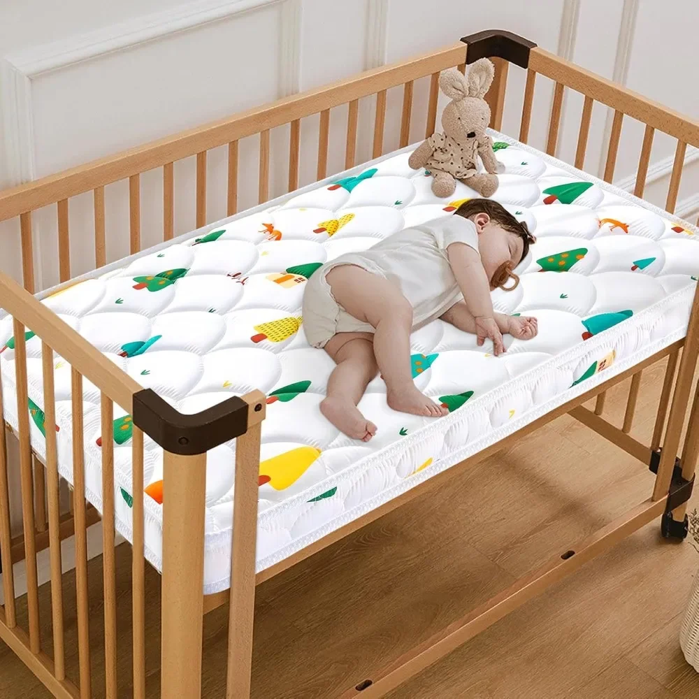 Mini Crib Mattress - Firm Support and Comfort Premium Foam,Noiseless and Odorless,Hypoallergenic Mini Crib Mattress